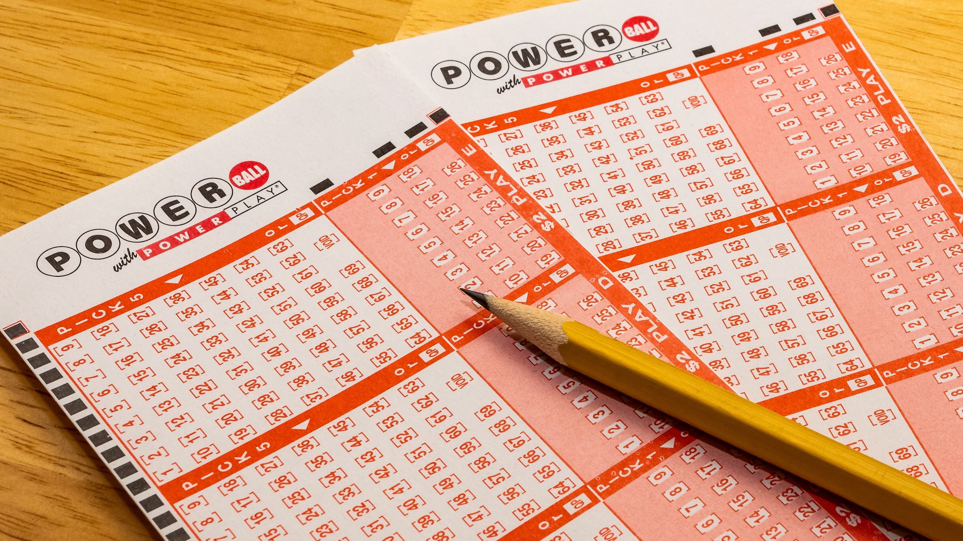 Powerball lottery forms